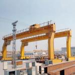 Industrial Overhead Single Girder Semi Gantry Crane 30 Ton For Workshop