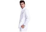 Plain Color Mens Medical Scrubs Beautiful Chest Pocket Self - Adhesive Closure