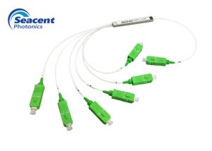 China 1x6 Plc Fiber Optic Splitter / Fiber Optic Audio Cable Splitter factory
