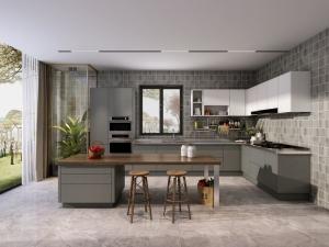 China Stainless Steel Kitchen Cabinets Modern Elegance Meets Ultimate Durability factory