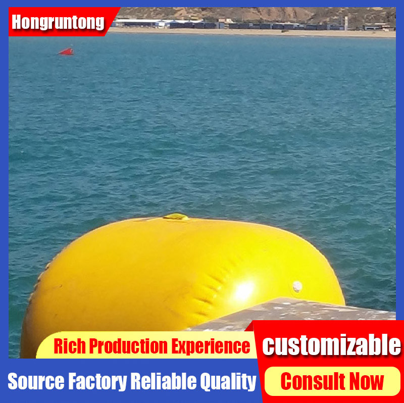 1.5m Inflatable Marine Salvage Bag High Buoyancy Quick Seal Valves ISO Certified
