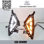 Hyundai Elantra 2021 Car LED DRL day time running lights driving daylight