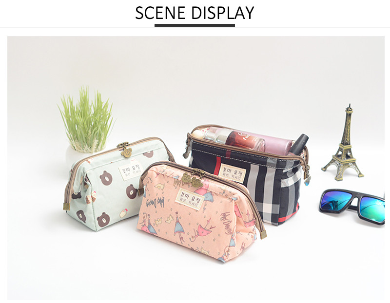 Women Travel Polyester Cosmetic Organizer Pouch