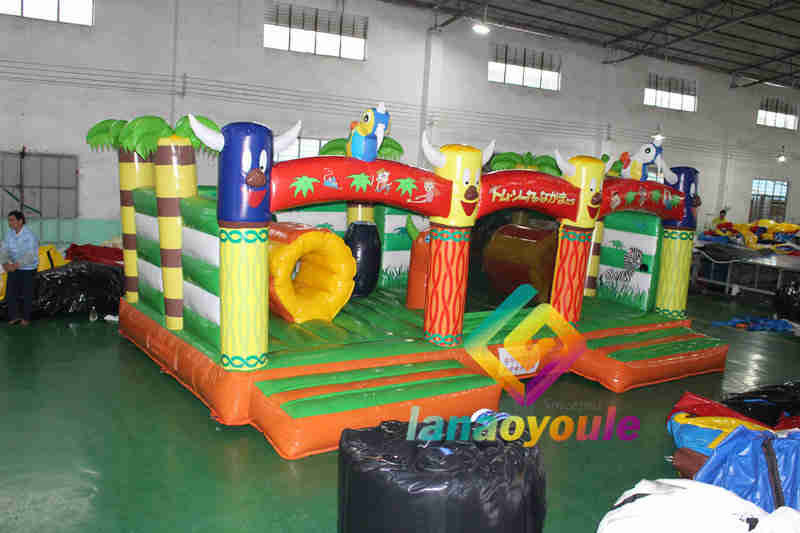 Toddler Playground 7X4.5X2.8m Inflatable Combo Bouncer House