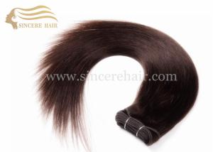 China 18&quot; Double Drawn Hair Weft Extensions for Sale, 100 Gram Straight DD Grade Remy Human Hair Weft Extensions For Sale factory
