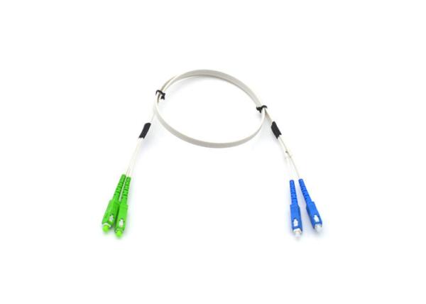 SC / APC - SC / UPC Fiber Optic Patch Cord DX SM Waterproof Fiber Optic Pigtail