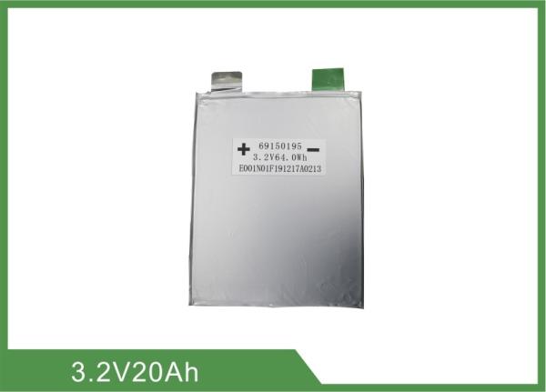 High Power Rechargeable Lifepo4 Battery , 3.2V 20Ah Lifepo4 Pouch Cells No