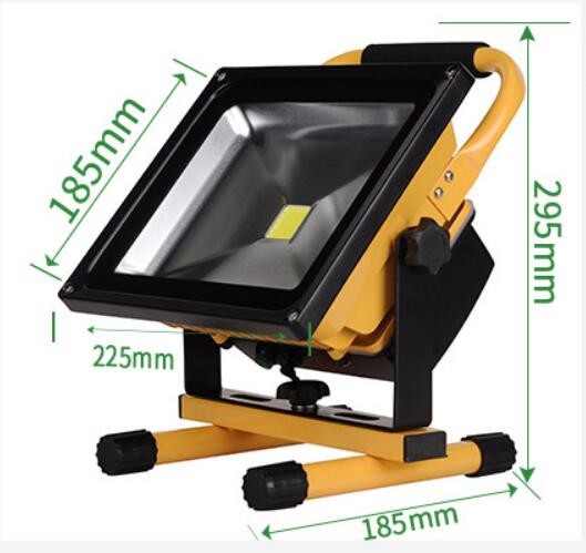 Mini Rechargeable Moving Modular LED Flood Light 30W Portable Led Spotlight