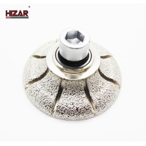 China 7.5cm Diamond Bullnose Quartz Router Bit  No 2 Grit Customized factory