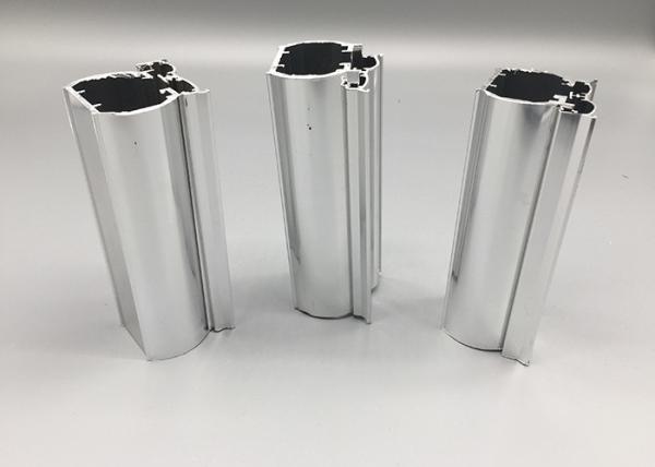 Square / Flat Colombia Polished Aluminium Profile , Structural Aluminum
