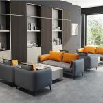 Less Simple Commercial Office Furniture Grey 3 Seated Offical Office Officefurni