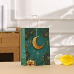 Moon Festival Kraft Paper Printed Shopping Hand Party Candy Paper Bag for