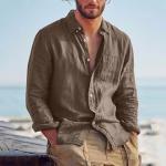 Clothes Supplier Custom Print Embroidered Button Down Collar Men Solid White