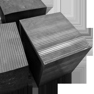 Dark Grey Isostatic EDM Graphite Block 120 Mpa Compressive Strength