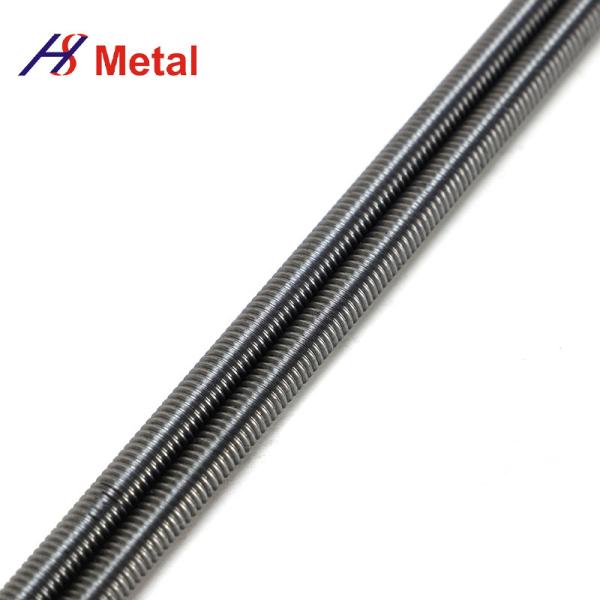 China M4 M5 M6 M10 M 20 Pure Moly Bolts Threaded Rods Molybdenum Round Bar factory