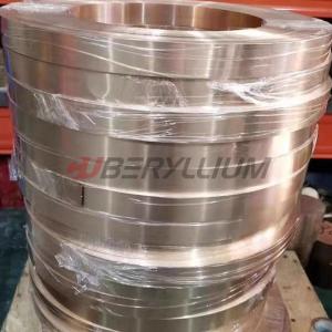 China CuBe2 DIN.2.1247 Beryllium Copper Alloys For Switch Springs factory