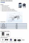 KG500S Industry Rolling Shaft Motor Rolling-up door motor