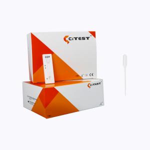 China Cotinine Nicotine Metabolite COT Rapid Test Cassette 30 Ng/ML Cut Off factory