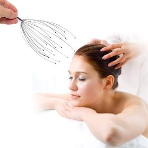 Multi Functional Handheld Scalp Head Massager Stainless Steel Manual Scalp