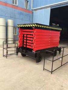 China With Emergency Safety Manual Valves Red Color Portable Mobile Aerial Working Table factory
