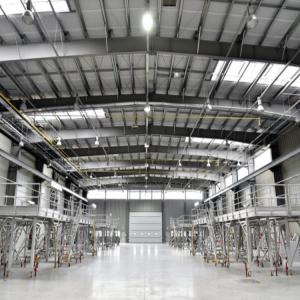 China Innovative Large Span Steel Frame Warehouse Solutions factory