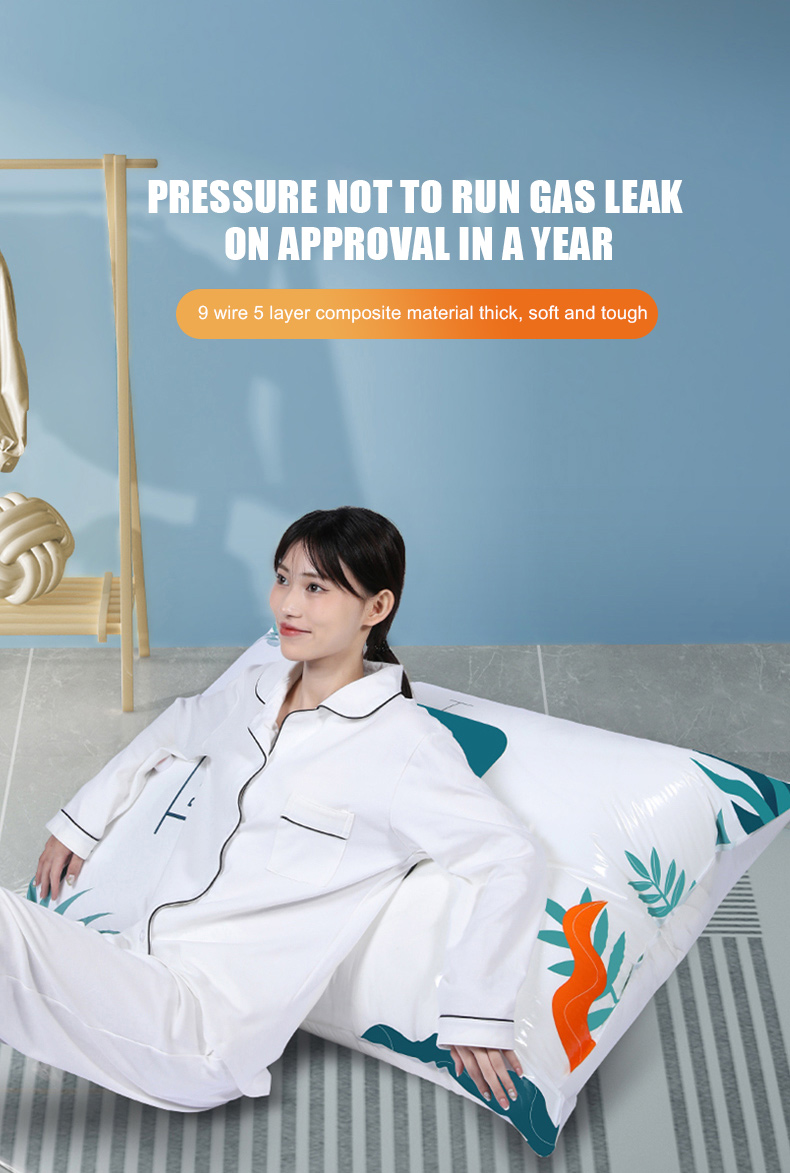 Space Saving Vaccum Seal Bags for All-Season Quilts Custom Printed Logo and Save 75% Space