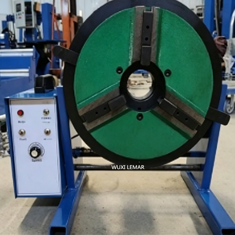 50kg Mini Rotary Welding Turning Table Variable Speed for Small Pipe Flange Circular Welding