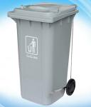 120L Foot pedal Side wheel Garbage Bin / Room Service Equipments Environment