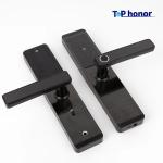 TH522 Apartment Smart Door Lock With Fingerprint Code IC Card Key TTLock Unlock