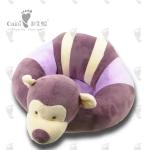 ODM OEM Custom Portable Animal Monkey Infant Sofa Plush Chair Baby Learning Sofa