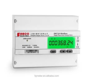 China EM718 230V 10 80 A Multi Tariff Power Consumption Electrical Meter Remote factory