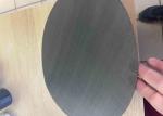 Black 40 Micron Ss Mesh Filter Cloth Woven Round Shape Cut Edge Without Rims