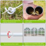 Powder Coated AJUNION 10' x 20' Outdoor Tent Canopy Gazebo Pavilion for Wedding