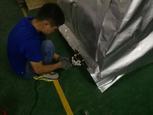 China Cubic Foil Insulated Box Liners ISO 9001 Certification For Caution Product factory