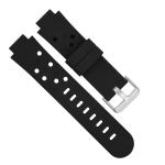 16mm Mens Rubber Watch Bands Pantone Colors For Sports