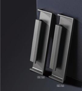 China Cabinet Door Handle Concealed Plastic Kitchen Recessed Drawer Flush Pull Handle factory