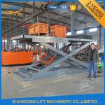Hydraulic Automotive Scissor Lift For Car Underground Parking Lift with CE