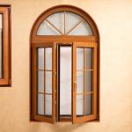 Wooden Grain Transfer Recyclable Aluminium Alloy Windows