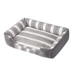 Striped Dog Bed Square Large Dog Kennel, Winter Pet Kennel, All-Purpose Dog Bed