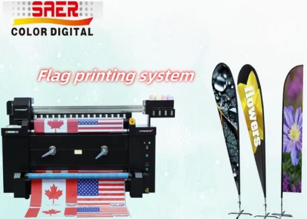 Flag Sublimation Printer For Polyester Woven Fabric , Satin Fabric , Stretch
