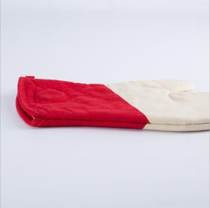 China OEM Kitchen Printed Oven Mitts Silk Screen Printing For Heat Resistant Work factory