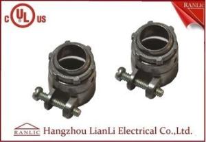 China Flexible Conduit Straight Squeeze Connector Electrical Zinc Die Casting UL Approvals factory