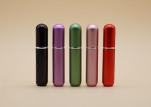 China Cosmetic Small Refillable Perfume Spray Bottles Cylinder Shape Environmental Friendly factory