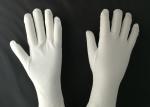 Night Care Cotton Cosmetic Gloves Bleached White Three Stripes Style