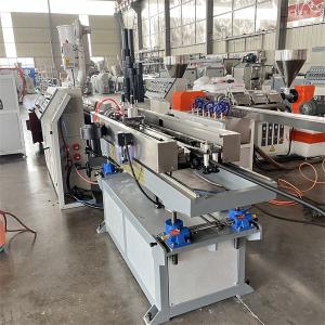 China Single Screw Extruder Single Wall Corrugated Production Line With Omron Instrument Control factory
