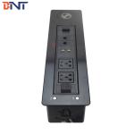 Wireless Charger Tabletop Hidden Electric Rotating Power Outlets / Desktop