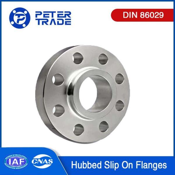 Flanges Slip On DIN 86029 Slip On Flanges Hub PN 10 Carbon Steel Slip On Flange