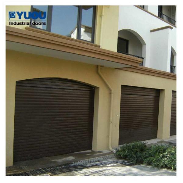 Remote Control Aluminium Roller Shutter Doors Customized Electric 220V Big Size