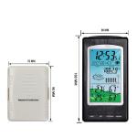 OEM Sensor Color Screen Clock Thermohygrometer For Accurate Outdoor Temperature