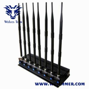 China 8 Bands 3G 4G 40m 18W Remote Control Jammer factory